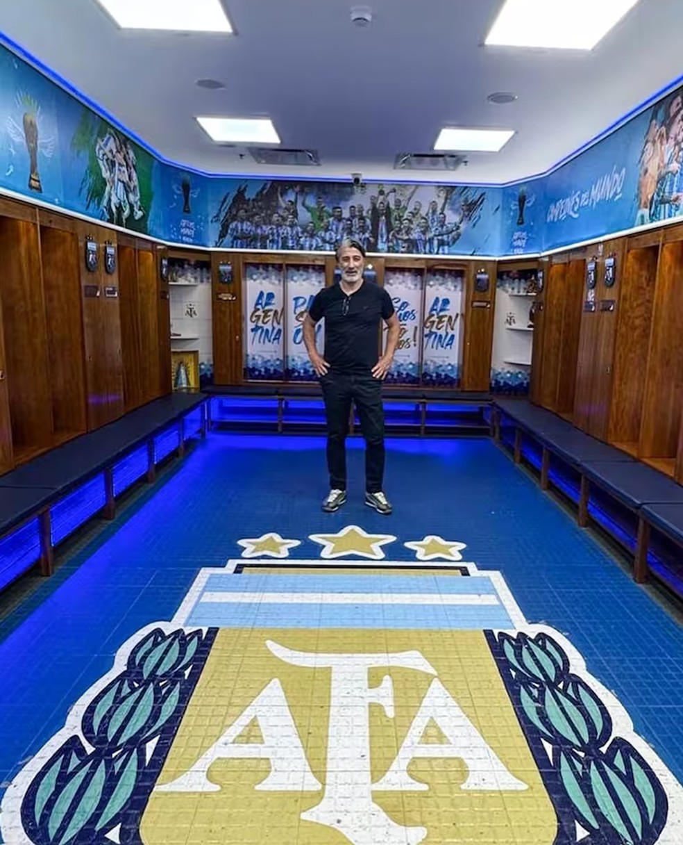 Murat Yakin visitou a Argentina em 2025 — Foto: Reprodução/Instagram